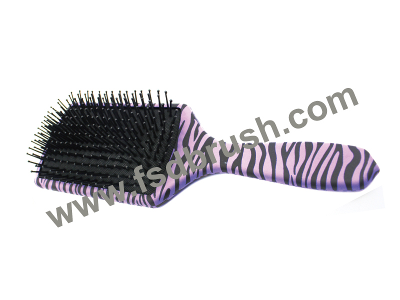 Plastic hair brush