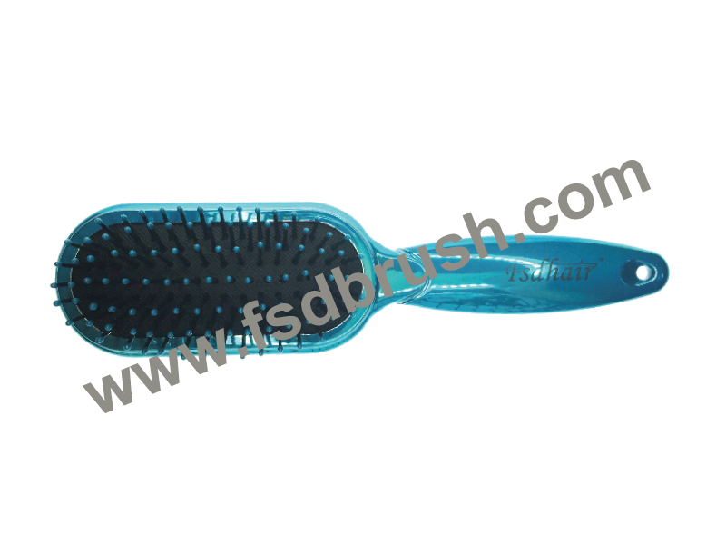 plastic hairbrush