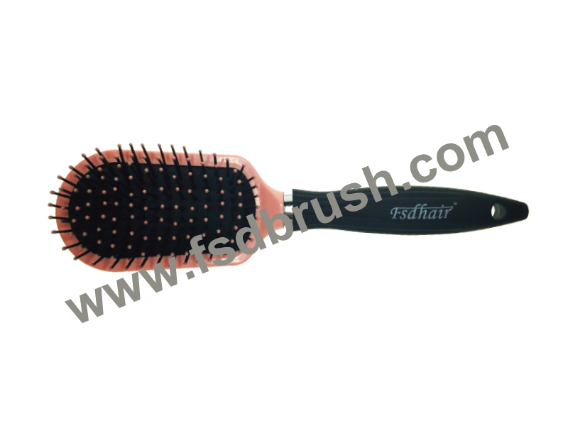 Plastic cushion hair brush--H315.2162