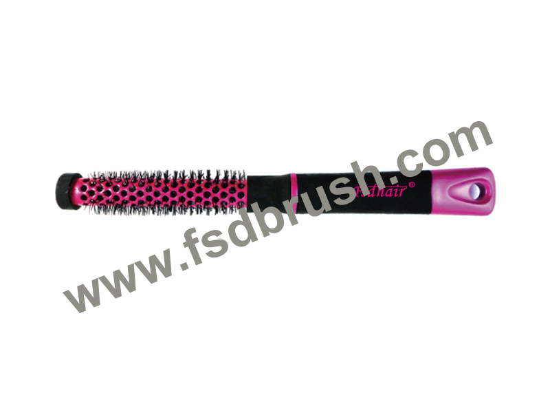 Aluminum Barrel Hairbrush--H751F1.P300F1