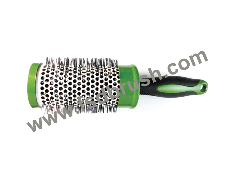 Aluminum Barrel Hairbrush--H702F1.P304F0