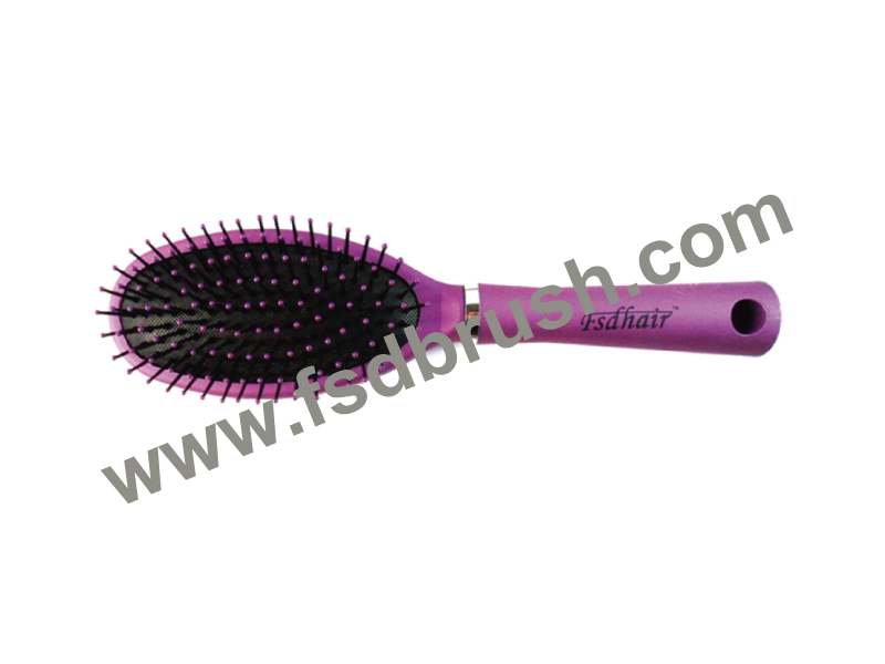Plastic cushion hair brush--H211F2.2152F2