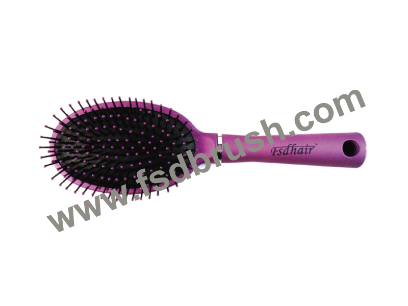 Plastic cushion hair brush--H211F2.6251F2