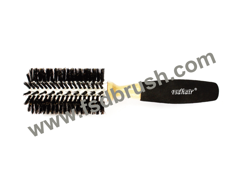 Wood round Hair Brush/ ES-202
