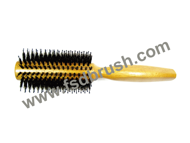 Wood round Hair Brush/ BT-30