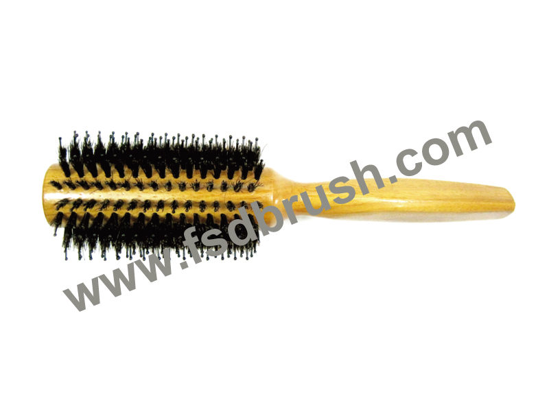 Wood round Hair Brush/ BT-40