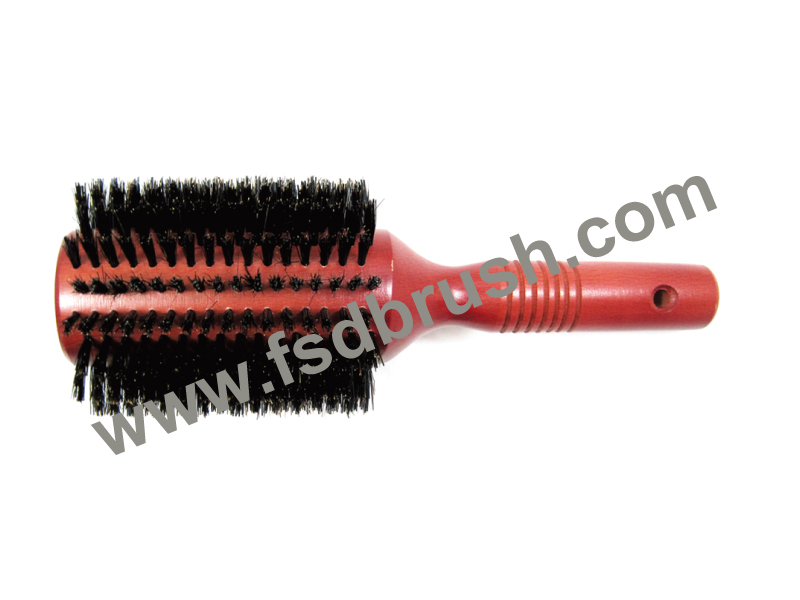 Wood round Hair Brush/ B-904