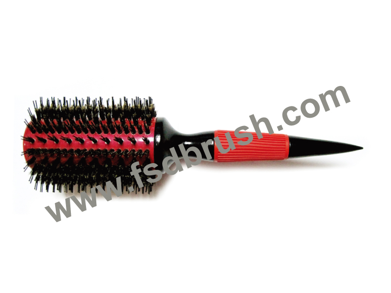 Wood Aluminum Barrel Hairbrush/RS-403