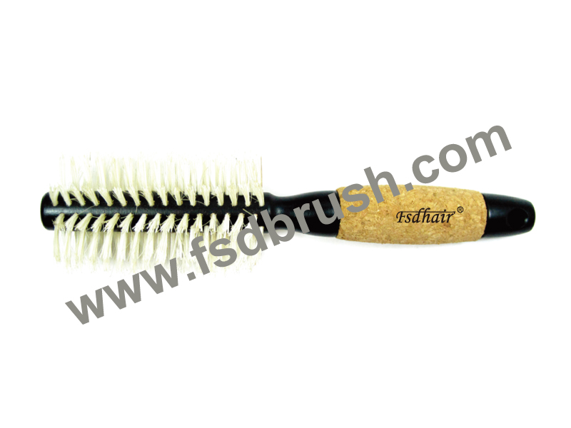 Wood round Hair Brush/ RS-18