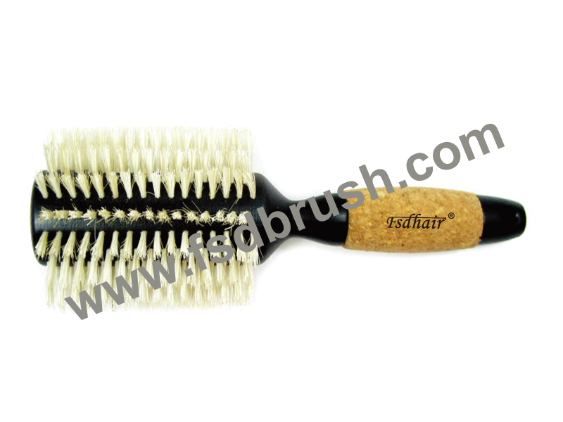 Wood round Hair Brush/ RS-58