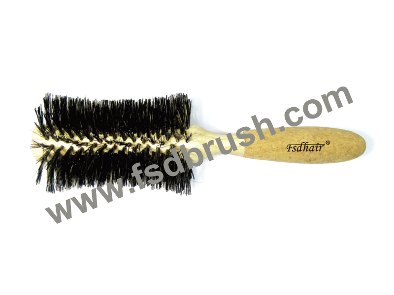 Wood round Hair Brush/ RA-83
