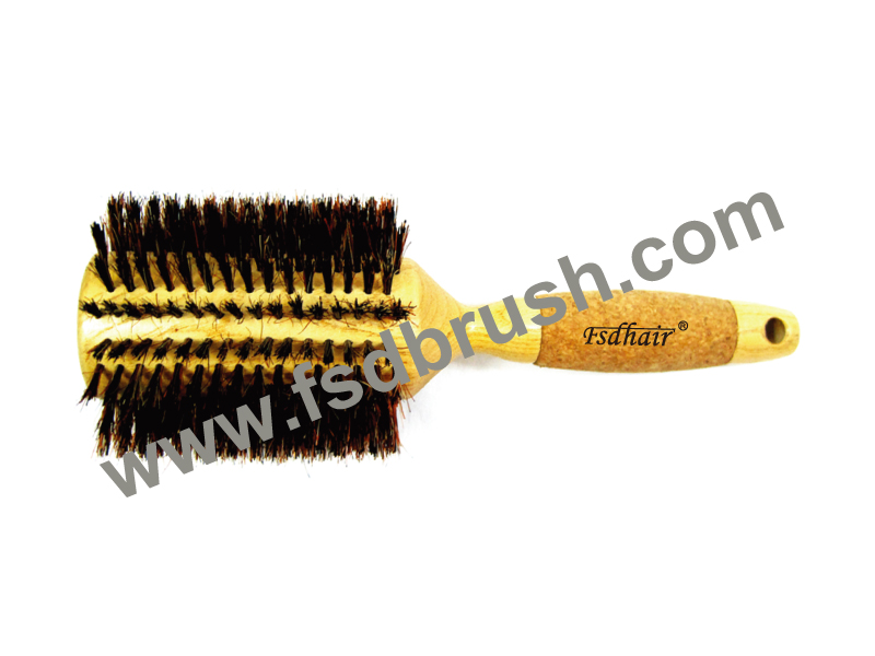 Wood round Hair Brush/ RA-15