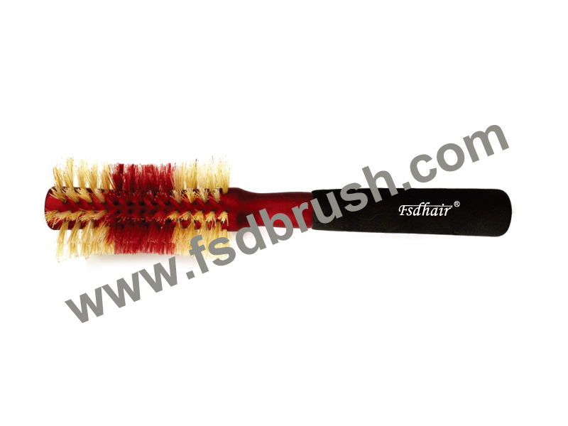 Wood round Hair Brush/ ER-102