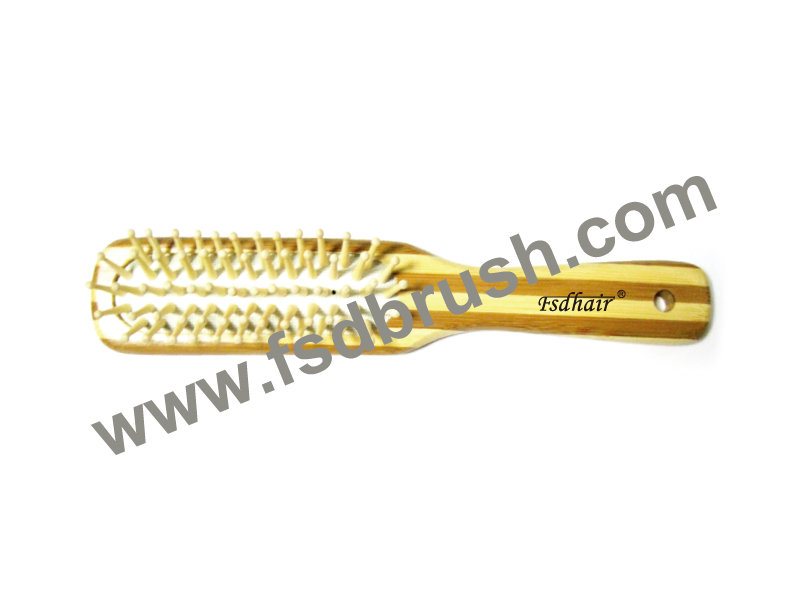 Wood cushion hair brush/TB-2005W
