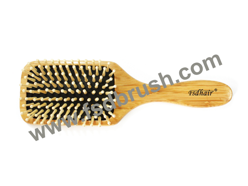 Wood cushion hair brush/TB-208A