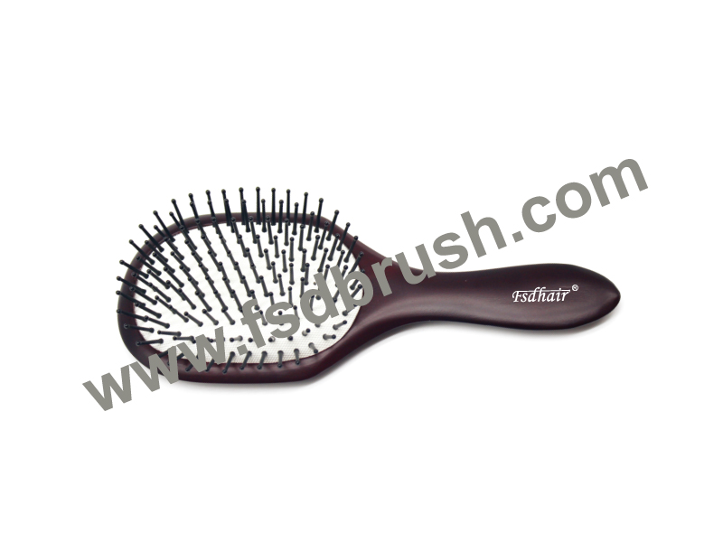 Wood cushion hair brush/SP-883