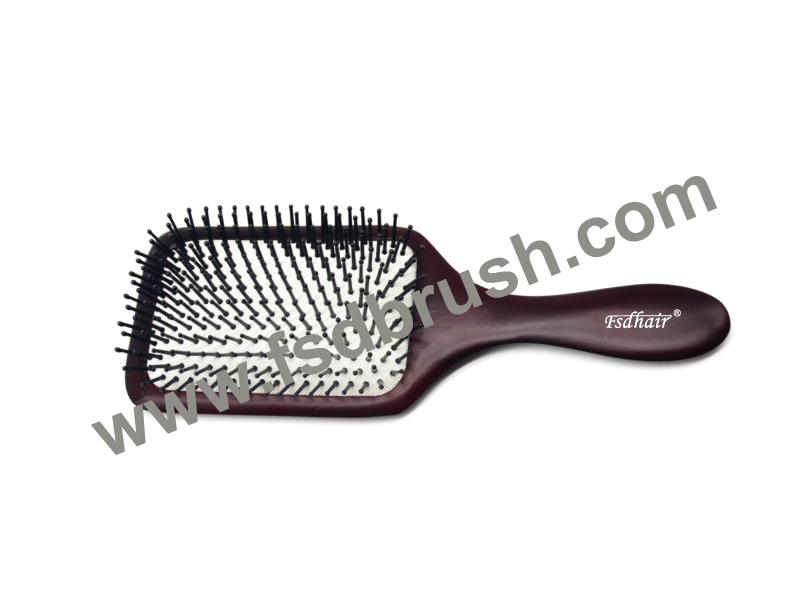 Wood cushion hair brush/SP-884