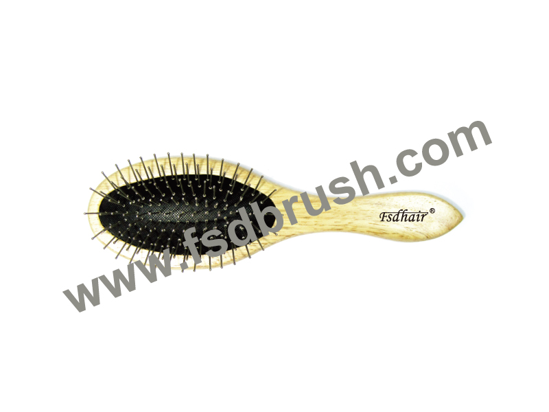 Wood cushion hair brush/BS-75