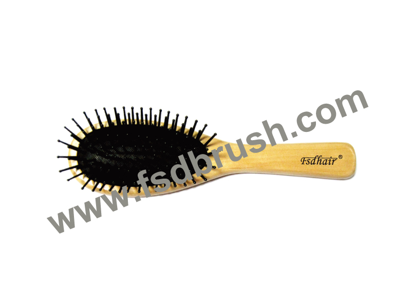 Wood cushion hair brush/S-65