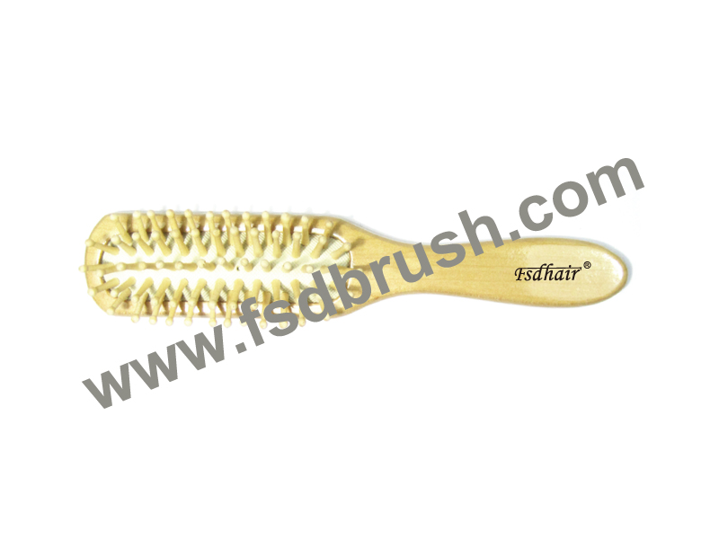 Wood cushion hair brush/SW-71