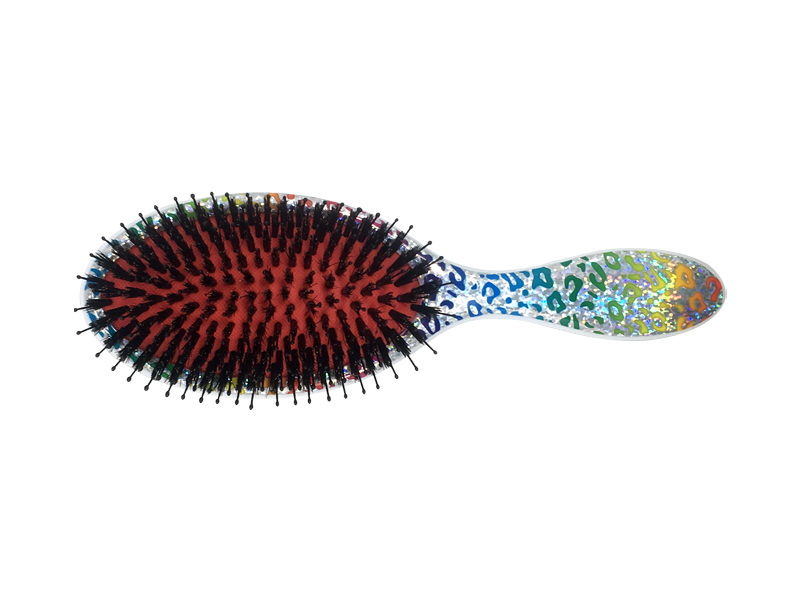 Heat transfer printing plastic hair brush