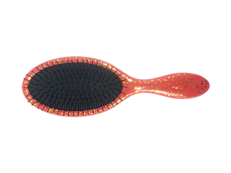 Heat transfer printing plastic hair brush