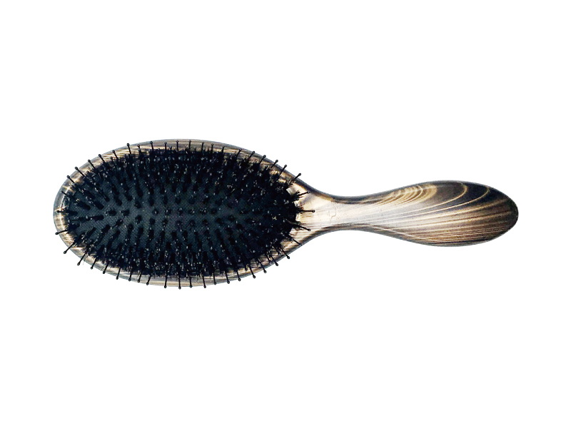 Water transfer printing plastic hair brush