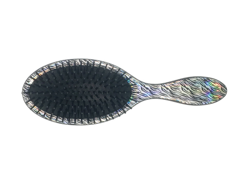 Heat transfer printing plastic hair brush