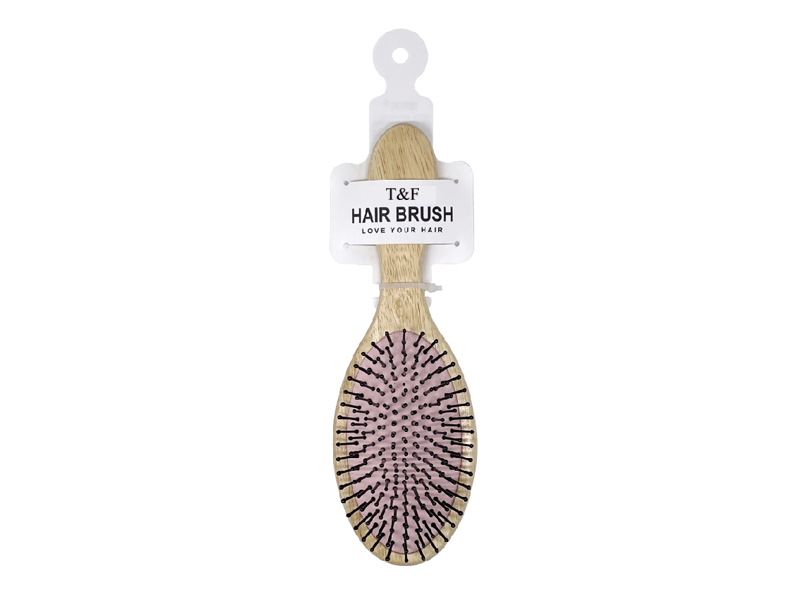 Wooden hair brush