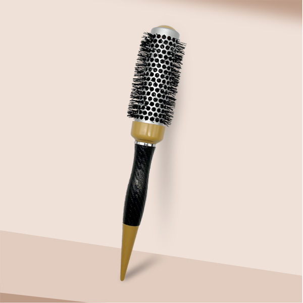 Aluminum barrel hair brush